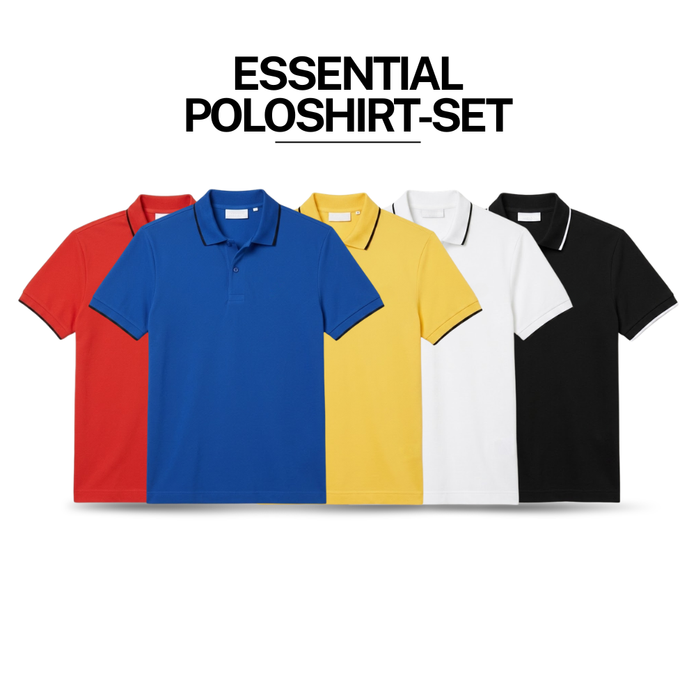 Essential Polos - 5 kaufen, nur 2 bezahlen